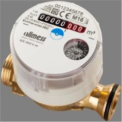 Allmess System V Austauschwasserzähler 0902112206 AZE-3003-K+m, Q3 2,5, DN 15, 86 Mm, Bis 30 °C