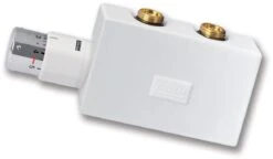 Bemm Purline M-Ventil ZPUVESW5 Weiß, Eck, DN 15x50mm, Mit Thermostat Puro, Weiß