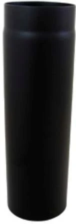 Bertrams ST-Pu Rauchrohr 08RL500-180L 500 Mm, Ø 180 Mm, Pulverbeschichtet, Schwarz