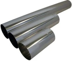 Bertrams VLE-Plus Rohrelement 19RL1000-130 1000mm, Ø 130mmx0,6mm, Edelstahl V4A