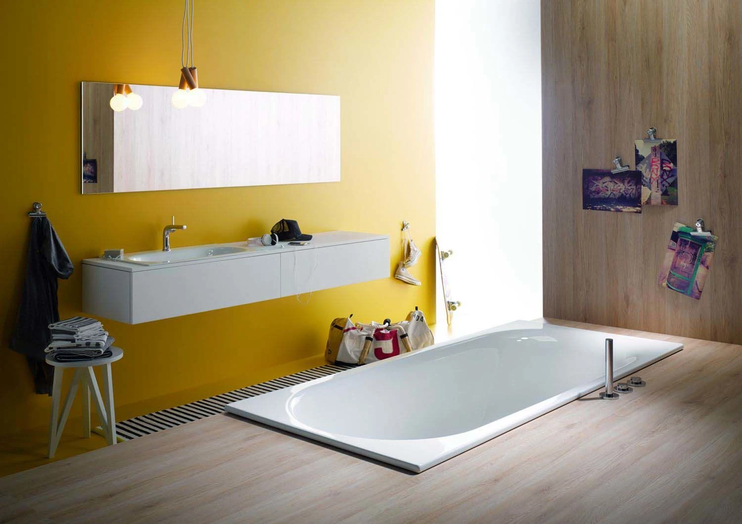 Bette BetteComodo Badewanne 1253-015AR 170x80x45cm, Antirutsch, Capri – Bild 2