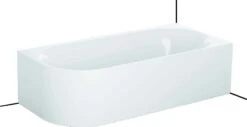 Bette BetteLux Oval Silhouette Badewanne 3436-287CELVS Starwhite, 185x85x45cm