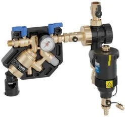 Caleffi Ba Füllkombi DE2580010 1/2", Anschluss Schlammabscheider 1", Mit DIRTMAGPLUS