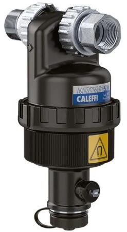Caleffi Dirtmagslim Schlammabscheider 545105 Anlagenseite 3/4" AGxKesselseite 3/4" IG, Technopolymer-Gehäuse, Mit Magnet