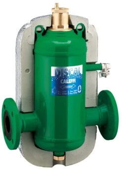 Caleffi Discal Mikroblasenabscheider 551052 DN 50, Stahl-Gehäuse, Flanschanschlüsse, Mit Isolierung
