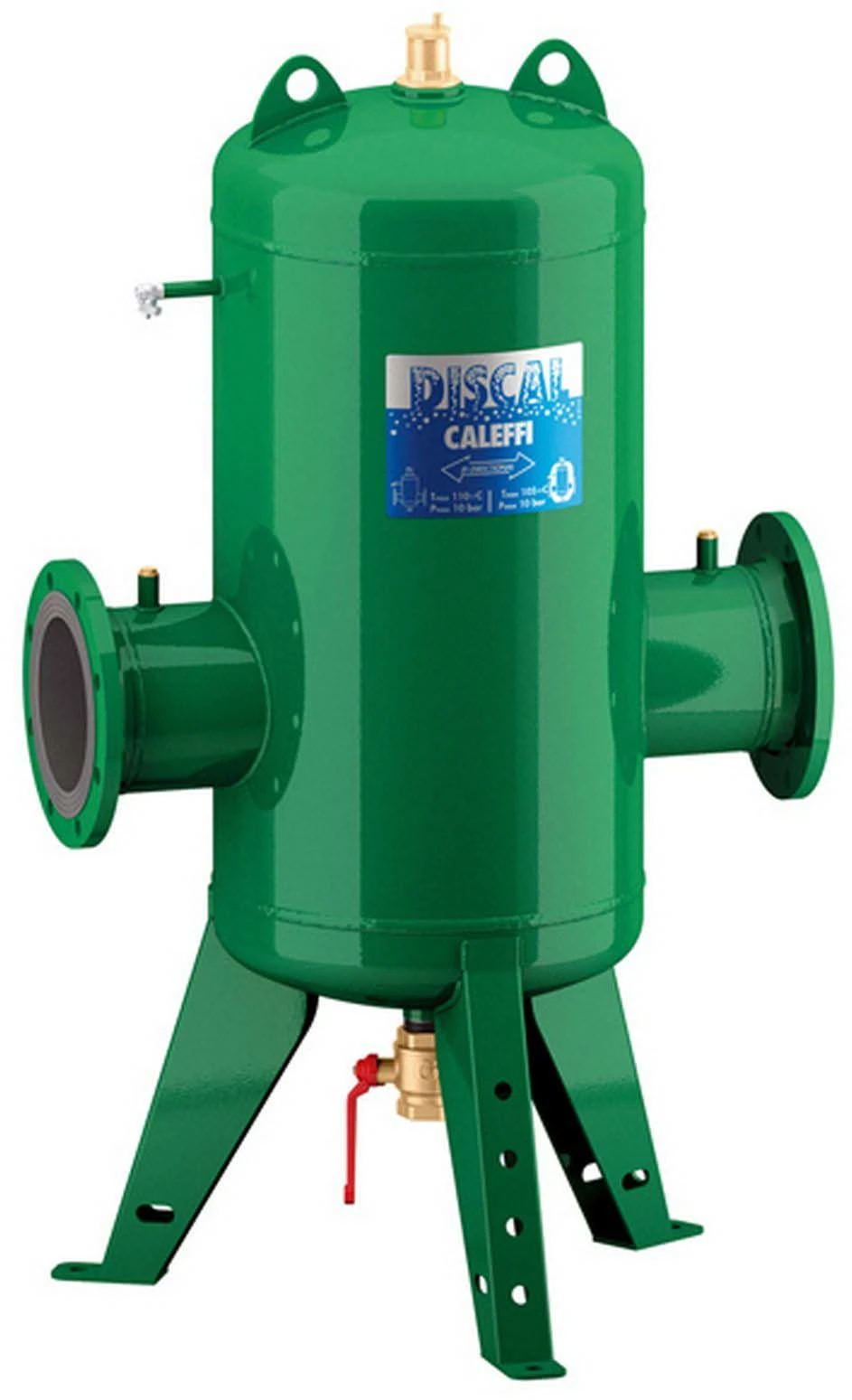 Caleffi Discal Mikroblasenabscheider 551200 DN 200, Stahl-Gehäuse, Flanschanschlüsse, Ohne Isolierung