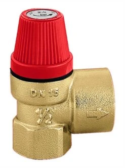 Caleffi Membran-Sicherheitsventil 532042 1/2" IG X 3/4" IG, 2,5 Bar, Leistung 50 KW