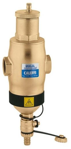 Caleffi Mikroblasen-Schlammabscheider 546106 Messing-Gehäuse, Mit Magnet, 1" IG