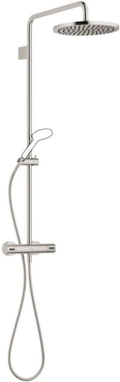 Dornbracht Duschgarnitur 34460979-08 Mit Brause-Thermostat, Ausladung Standbrause 450 Mm, Platin