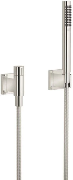 Dornbracht Symetrics Brausegarnitur 27809980-08 Mit Einzelrosetten Und Mengenregulierung, Platin