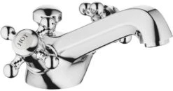 Dornbracht WT-Zweigriff-Armatur Madison Chrom, Ausladung 130 Mm, Ablaufgarnitur