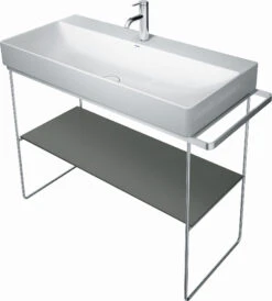 Duravit DuraSquare Glaseinleger 0099658700 Flannel Grey, Für Metalkonsole 003103 Oder 003104