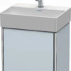 Duravit XSquare Waschtisch-Unterschrank XS4060L9797 43,4x39,7x34cm, Tür Links, Lichtblau Seidenmatt
