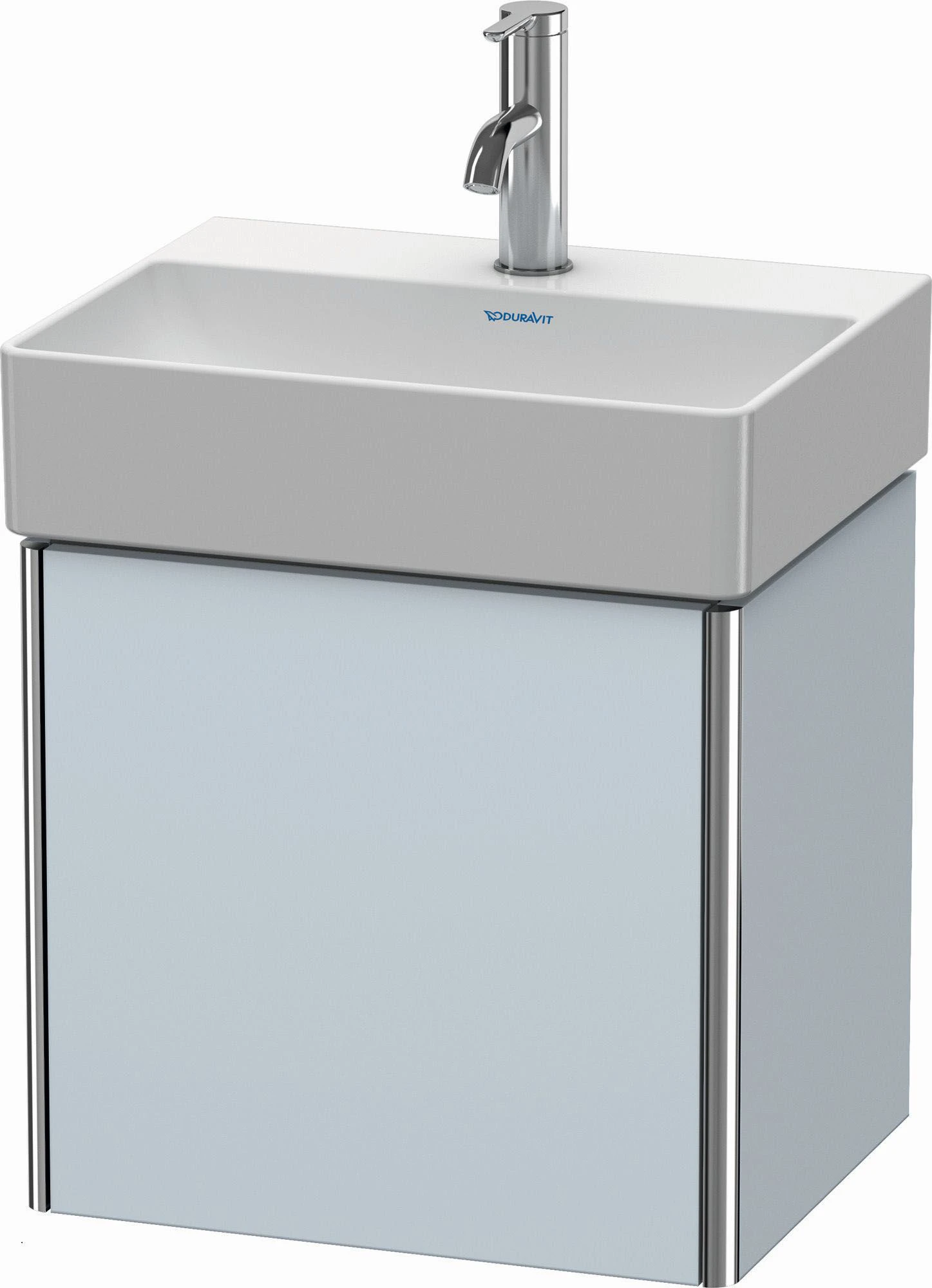 Duravit XSquare Waschtisch-Unterschrank XS4060L9797 43,4x39,7x34cm, Tür Links, Lichtblau Seidenmatt
