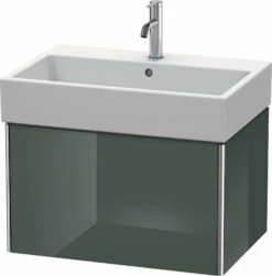 Duravit XSquare Waschtisch-Unterschrank XS409403838 68,4x39,7x46cm, 1 Auszug, Dolomiti Grey Hochglanz