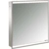 Emco Asis Prime 2 Lichtspiegelschrank 949706131 600 Mm, Unterputz, Weiße Glasrückwand, Lichtpaket