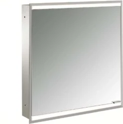 Emco Asis Prime 2 Lichtspiegelschrank 949706131 600 Mm, Unterputz, Weiße Glasrückwand, Lichtpaket