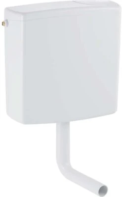Geberit Aufputz Spülkasten AP140 140000111 Tiefhängend, Spül Stopp, Weiss