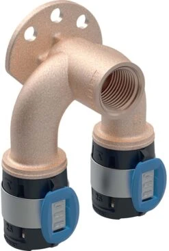 Geberit FlowFit Doppelanschlusswinkel 620842001 DN 20/15/15, Ø 25/20 Mm, Rp 1/2, 90Grad