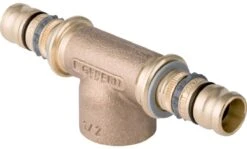 Geberit Mepla T-Stück 602360005 Ø 20xRp 1/2x20mm, Rotguss, IG