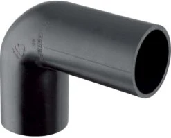 Geberit Pe Anschlussbogen 363080161 DN 56x50mm, 90Grad, PE-HD, Für Manschette