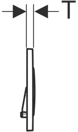 Geberit Sigma 20 Betätigungsplatte 115882KJ1 Weiß / Hochglanz Verchromt – Bild 2