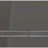 Geberit Sigma 50 Betätigungsplatte 115671DW2 Deckplatte Schwarz, Platte/Taste Schwarzchrom, Für 2-Mengen-Spülung