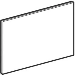 Geberit Sigma80 Betätigungsplatte 242618SM1 Glas, Verspiegelt