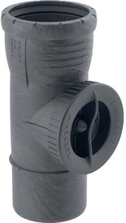 Geberit Silent Pro Reinigungsstück 393227141 DN 50, 90°, Mit Runder Serviceöffnung