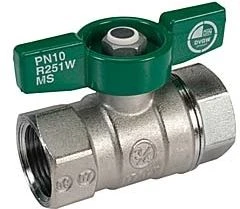 Giacomini Kugelhahn 3/4" R251W Schwermodel Mit Flügelgriff, Messing Chrom, PN42