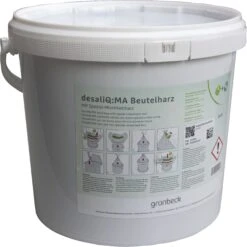 Grünbeck DesaliQ Beutelharz 707435 2 Stück A 6 Liter, Im Luftdichtem Eimer