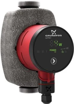 Grundfos Alpha1 Hocheffizienz-Umwälzpumpe 99236218 Edelstahl, 25-40N, 180 Mm, 230 V