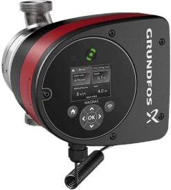 Grundfos Magna3 Umwälzpumpe 97924719 Edelstahl, 25-100 N, 180mm, PN 6/10, 230V