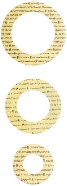 HAAS OHA-Press Flanschdichtung 8925 DN 50, PN 10, 50x102mm, Nach DIN 2632