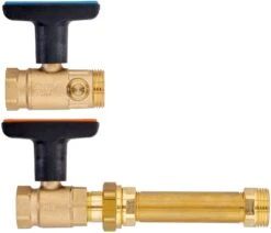 Heimeier Anschlussset 4 Für Dynacon 9339-04.800 Mit Globo Kugelhahn, Für Wärmemengenzähler