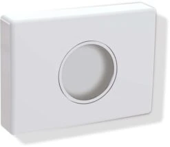 Hewi Hygienebeutel-Spender 800.06.7509992 Grundkörper Reinweiß, Ring Anthrazitgrau, 143x103x27mm