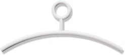 Hewi Kleiderbügel 570.497 Lichtgrau, Drehbare Öse