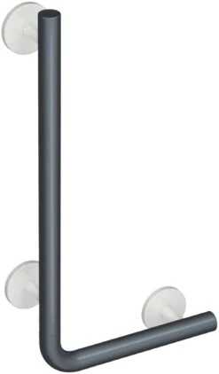 Hewi System 800 K Winkelgriff 950.22.1S9190 Sonderlänge, Stützen Und Rosetten Signalweiß, Tiefschwarz