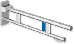 Hewi System 900 Mobiler Stützklappgriff 900.50.416XA Ausladung 850 Mm, Edelstahl Matt Geschliffen, Rechts