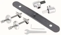 Ideal Standard Befestigunssatz TONIC, Für WC-Sitz, K1940AA Chrom