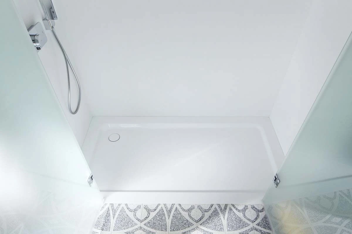 Kaldewei Superplan Xxl Duschwanne 433535003231 75x150x4cm, Mit Träger, Antislip Perl-Effekt, Pergamon – Bild 2