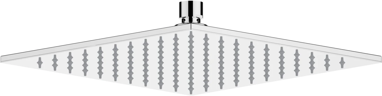 Keuco Kopfbrause Universal 59986010202 Chrom-finish (Edelstahl Poliert) 250x250mm, Eckig