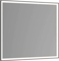 Keuco Royal Lumos Lichtspiegel 14598132000 700x650x60mm, 50+41 Watt, Schwarz-eloxiert