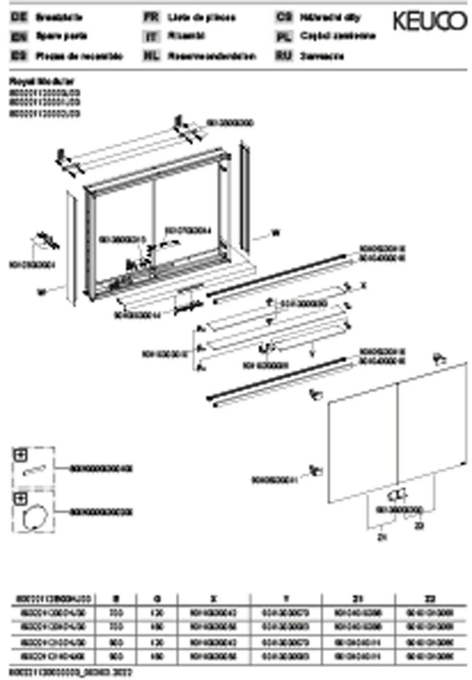 Keuco Royal Modular 2.0 Spiegelschrank 800221120100300 1200 X 700 X 160 Mm, 1 Steckdose, 1 Doppel-USB-Ladestelle, Wandvorbau, 2-türig, DALI – Bild 3