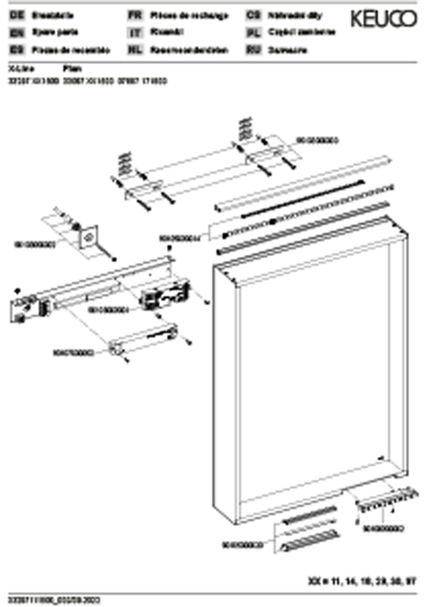 Keuco X-Line Lichtspiegel 33297181500, Cashmere, 500x700x105mm, Mit LED-Beleuchtung – Bild 4