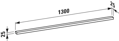 LAUFEN Frame 25 LED-Leuchte H4475329000071 25x1300x25 Mm, Mit Schalter, Horizontal – Bild 3