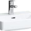 LAUFEN Pro S Handwaschbecken 8159610001561 45x34 Cm, Weiß, Mit Hahnloch, Ohne Überlauf