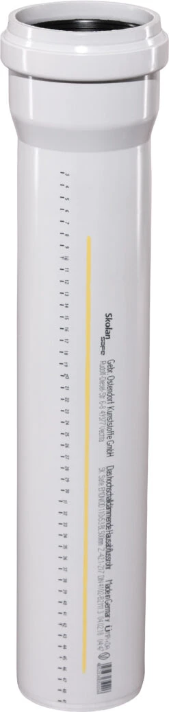 Ostendorf SKOLAN Safe SKOLANsafe-Rohr 335020 DN/OD 110, 500 Mm, Mit Muffe