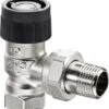 Oventrop Baureihe A Thermostatventil 1181006 DN 20, Eck, Messing Vernickelt