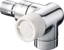 Oventrop Baureihe E Thermostatventil 1163433 Winkel-Eck, Rechts, Stufenlose Voreinstellung, DN 15, Messing, Anthrazit